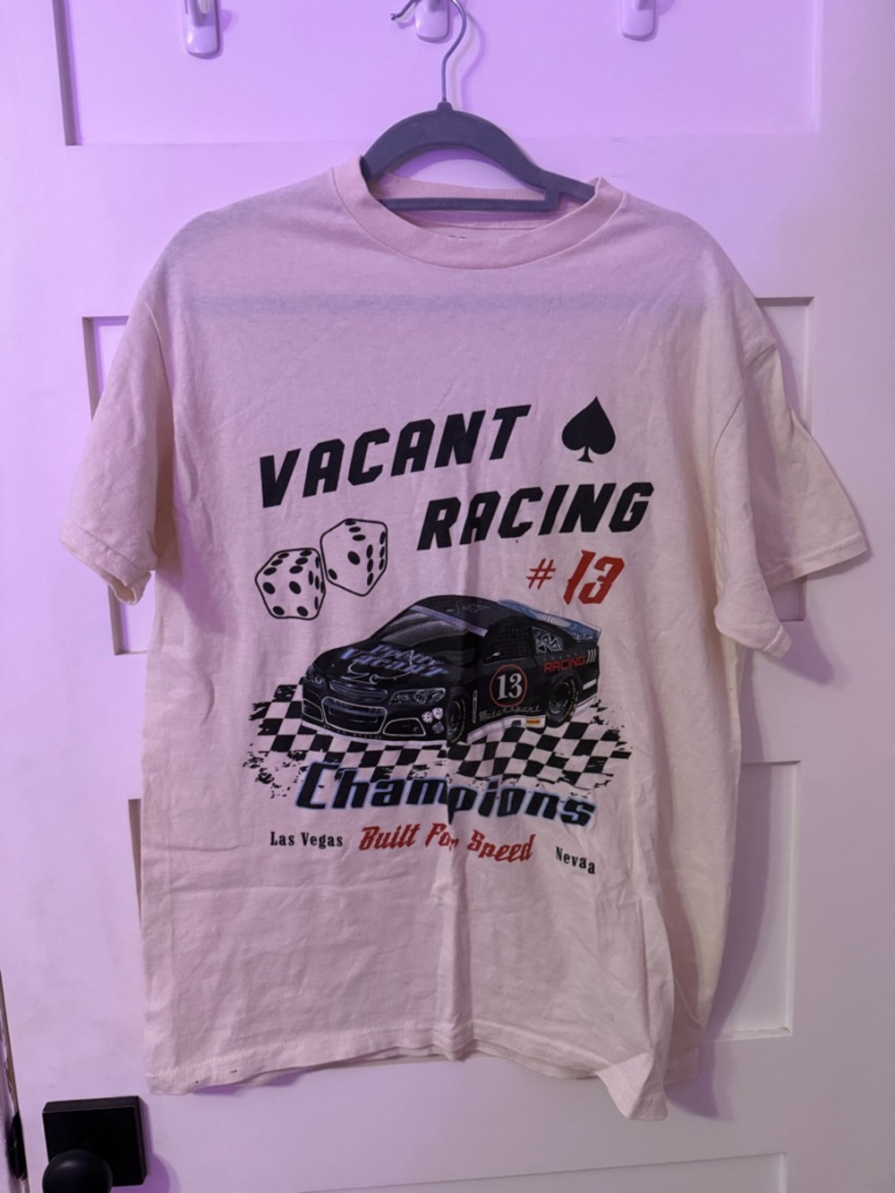 #13 Short-Sleeve Graphic Tee - Beige